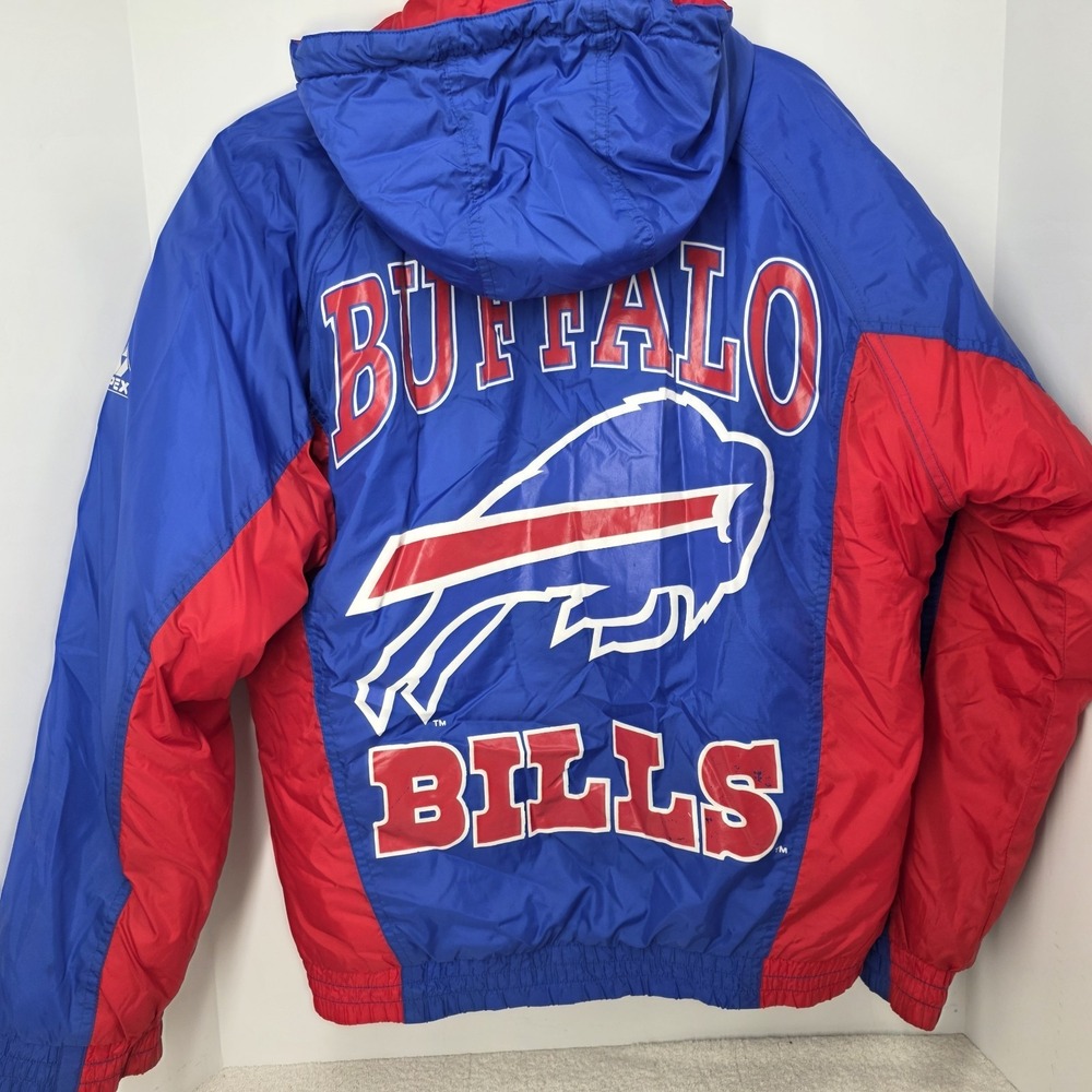 Vintage Buffalo Bills Apex One Pro Line Jacket SIZE SMALL Petite - Picture 8 of 16